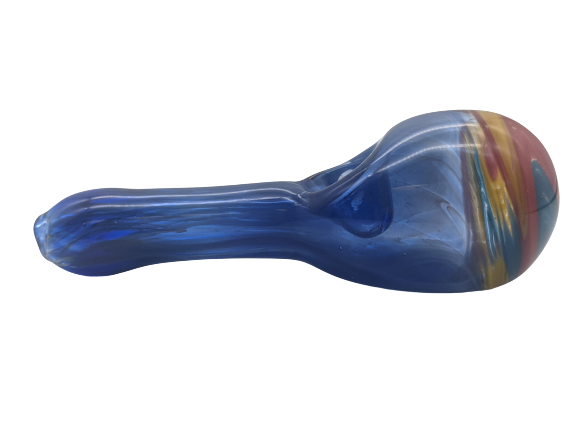 5" Color Tube Maraca Design Wig Wag Head Hand Pipe