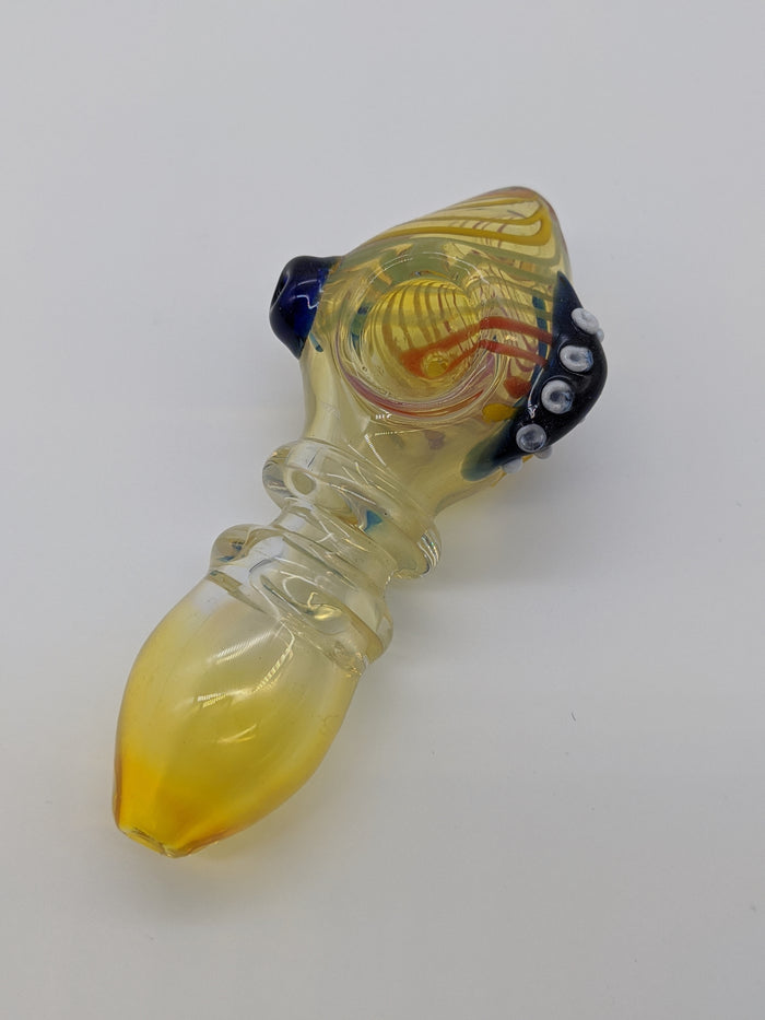 5" Silver Fumed with Tentacle Pipe