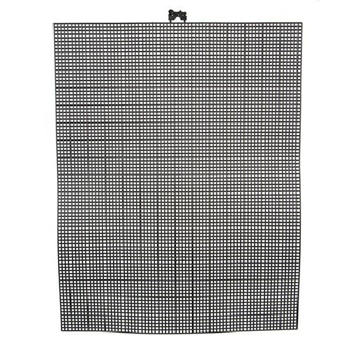 7 Mesh Count Black Plastic Canvas Sheet 10.5 x 13.5 Inch 1 Sheet - artcovecrafts.com