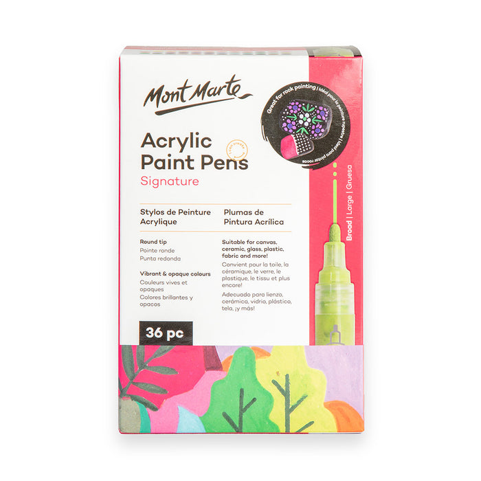 Acrylic Paint Pens Broad Tip Signature 36pc