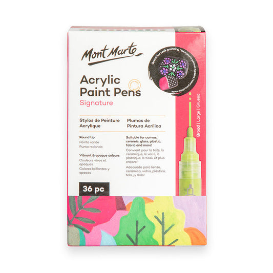 Acrylic Paint Pens Broad Tip Signature 36pc