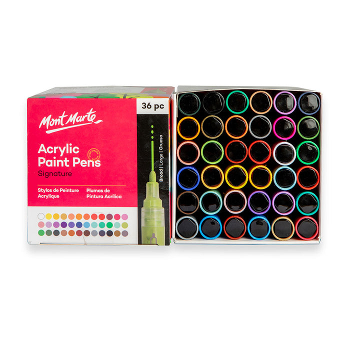 Acrylic Paint Pens Broad Tip Signature 36pc