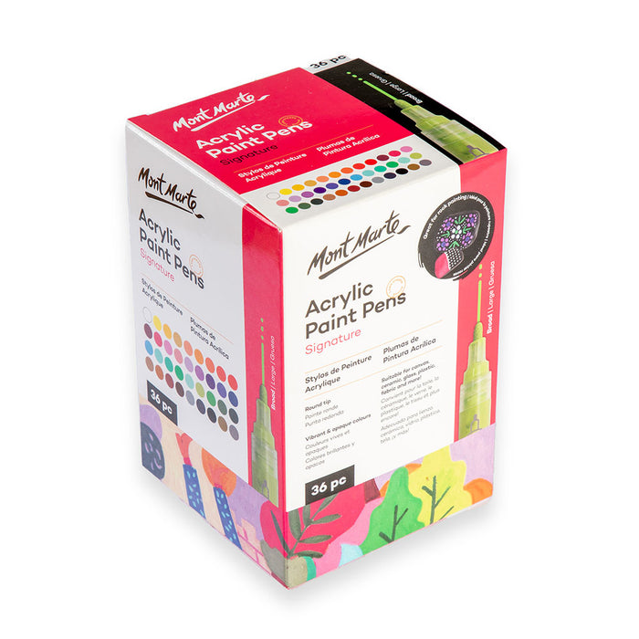 Acrylic Paint Pens Broad Tip Signature 36pc