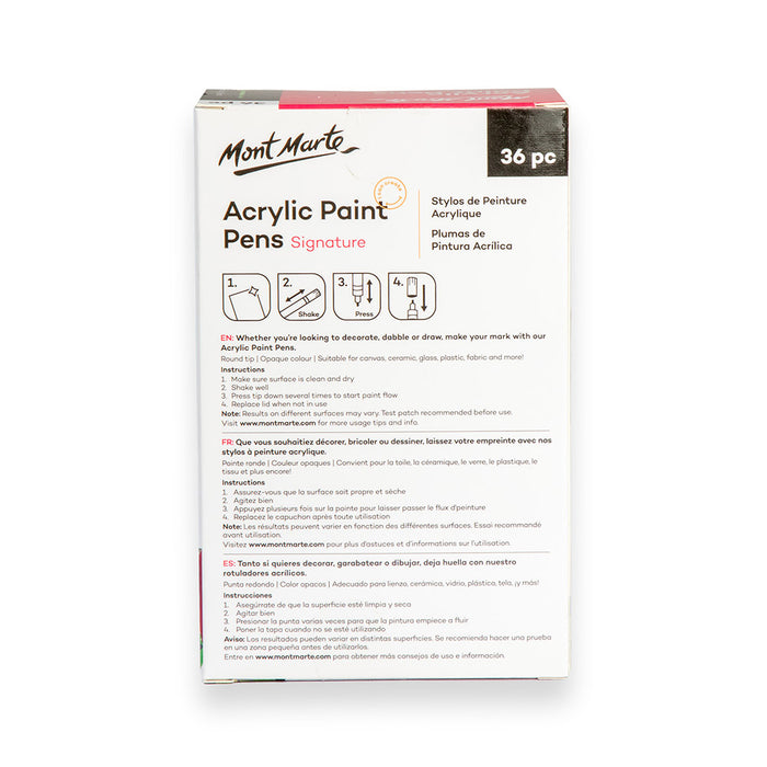 Acrylic Paint Pens Broad Tip Signature 36pc