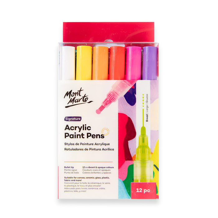 Acrylic Paint Pens Signature Broad Tip 12pc