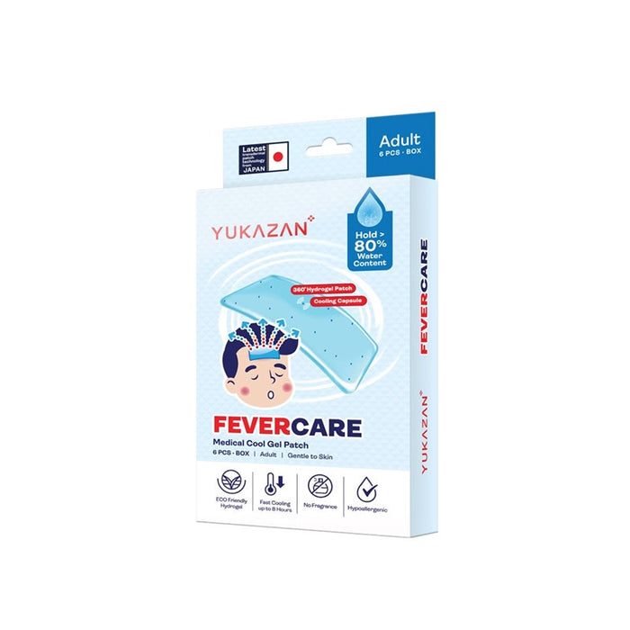 YUKAZAN Adult Fevercare Cool Gel Patch 6s | Isetan KL Online Store