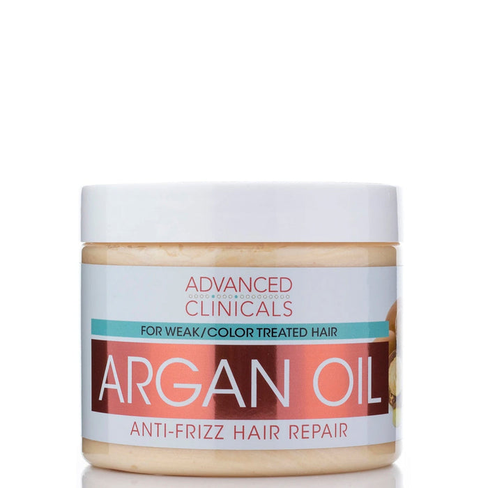 ADVANCED CLINICALS Argan Oil Anti Frizz Hair Repair Hyaluronic Acid + Pomegrante + Argan Oil ماسك الاركان الشعر من ادفانسد كلينيكالز