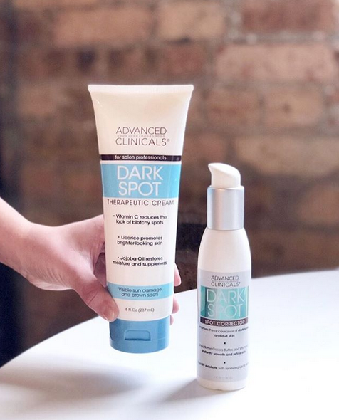 ADVANCED CLINICALS Dark Spot Therapeutic Cream For Salon Professionals كريم توحيد لون البشرة من ادفانسد كلينيكالز