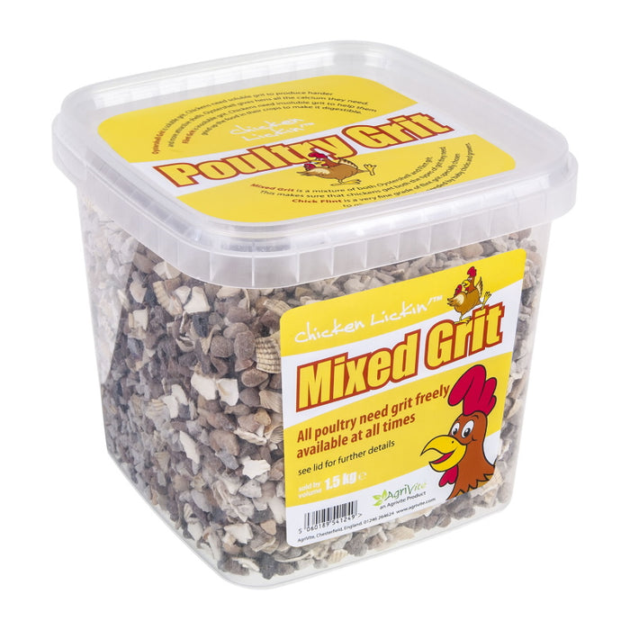 Agrivite: Chicken Lickin Mixed Poultry Grit 1.5kg