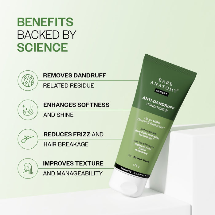 Anti-Dandruff Hair Conditioner With Salicylic Acid, Biotin & Rosemary - 175 gm | Pack of 2