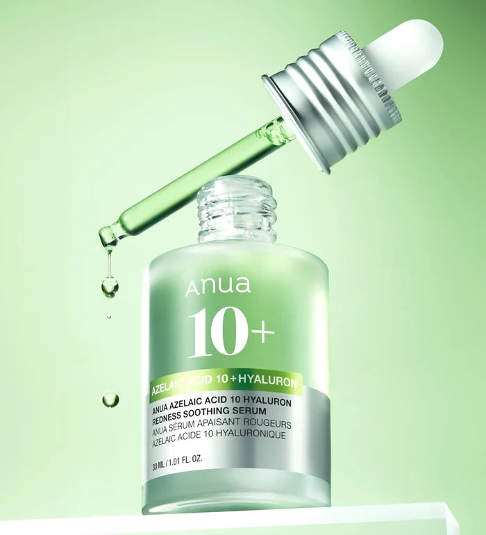 ANUA 10 ANUA AZELAIC ACID 10 HYALURON REDNESS SOOTHING SERUM سيروم التهدئة بالازليك اسد من انوا