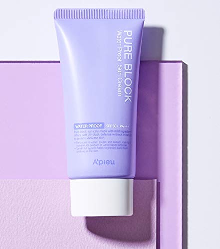 A'PIEU Pure Block Water Proof Sun Cream SPF 50+ PA+++ واقي الشمس من ايبيو