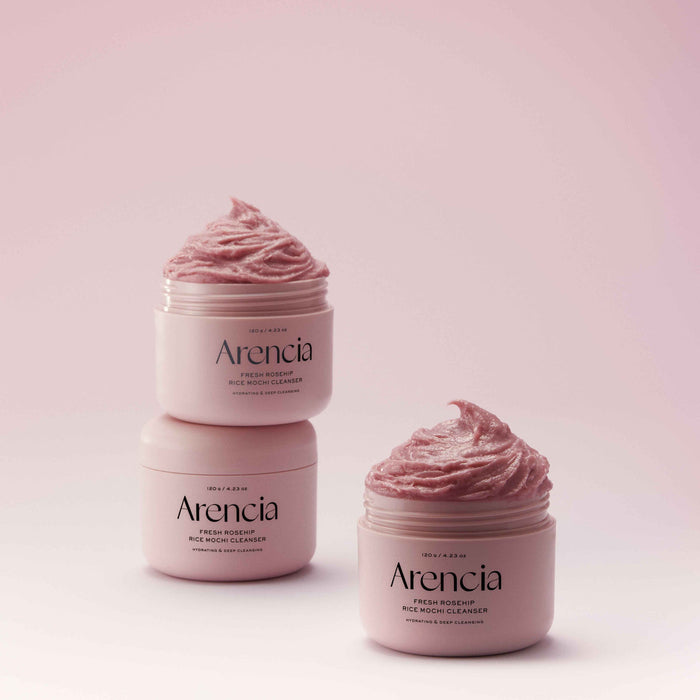 Arencia Fresh Rosehip Rice Mochi Cleanser 120g | GlamTouch UK