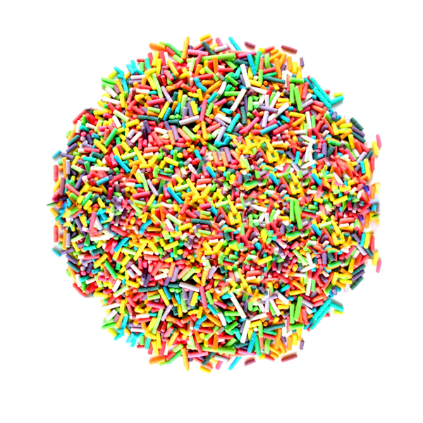 Thortons Lollies Ice Cream Toppings 1 x 3kg Bag Assorted Sugar Strands