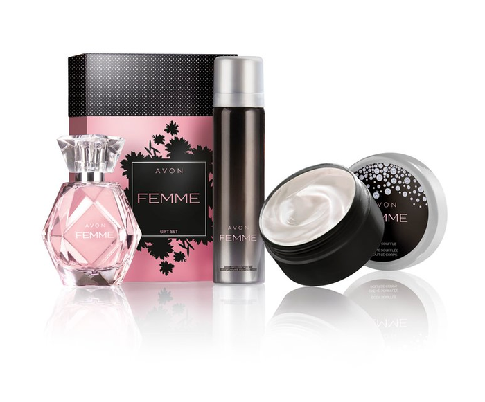 Avon Femme Perfume Gift Set / Box