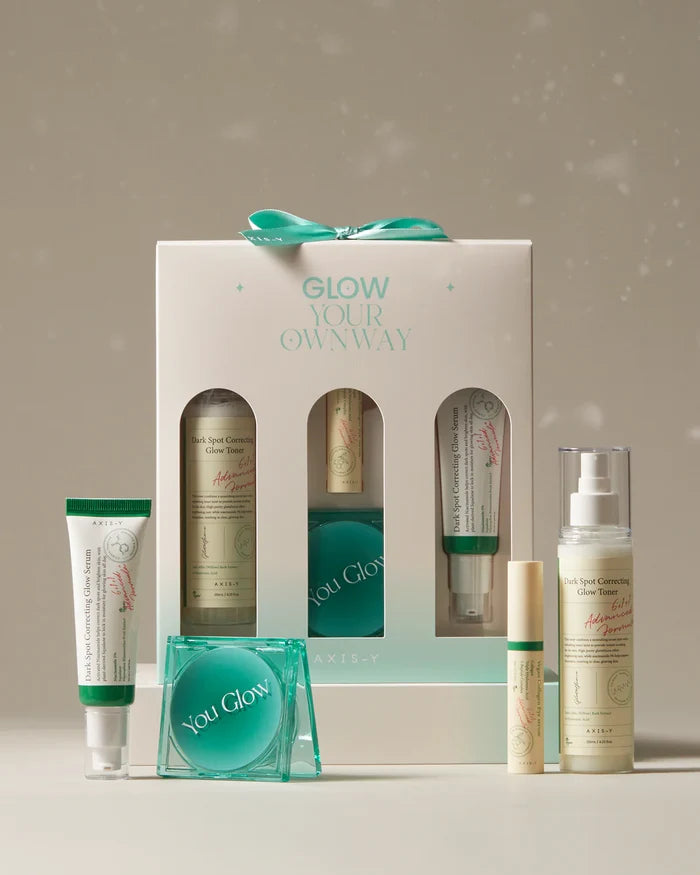 AXIS Y glow your ownway بكج العناية المتكامل من اكسز واي