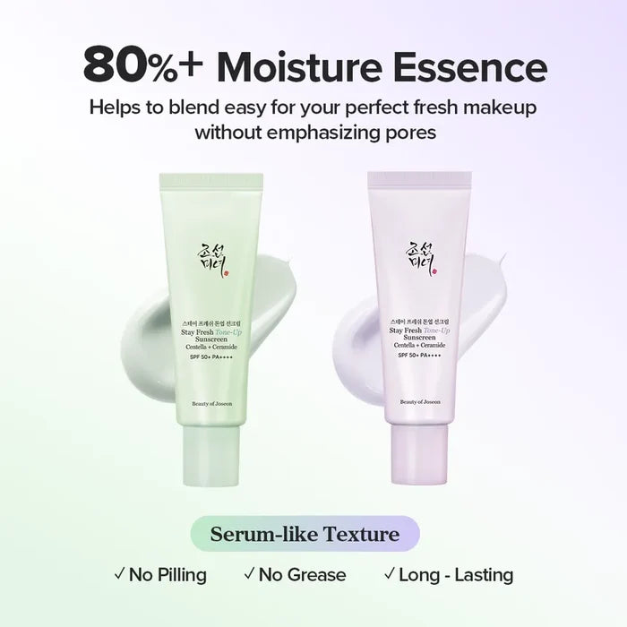 Beauty Of Joseon Stay Fresh Tone Up (Green) SunScreen Spf50 Pa++++ 50Ml