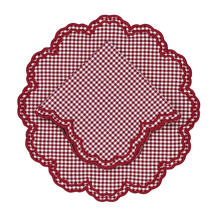 Bettina Napkin - Red Gingham (Set of 4)