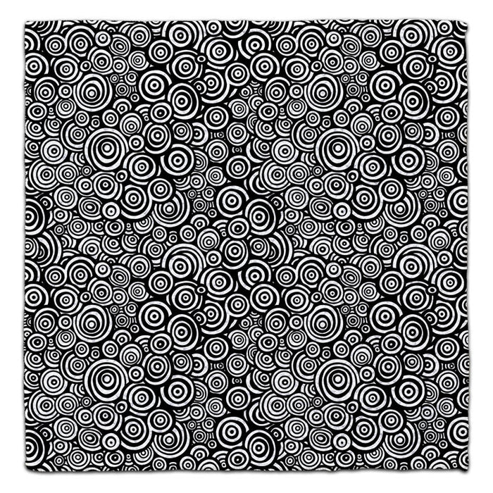 Black & White Swirl Waffle Weave Washcloth - CJ Bella Co.