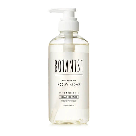 Botanical Body Soap Clear Cleanse Cassis & Leaf Green 490ml