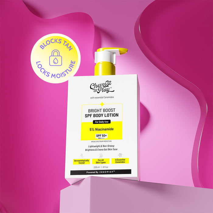 Bright Boost SPF Body Lotion with Niacinamide & SPF 50+ PA++++ | 236 ml
