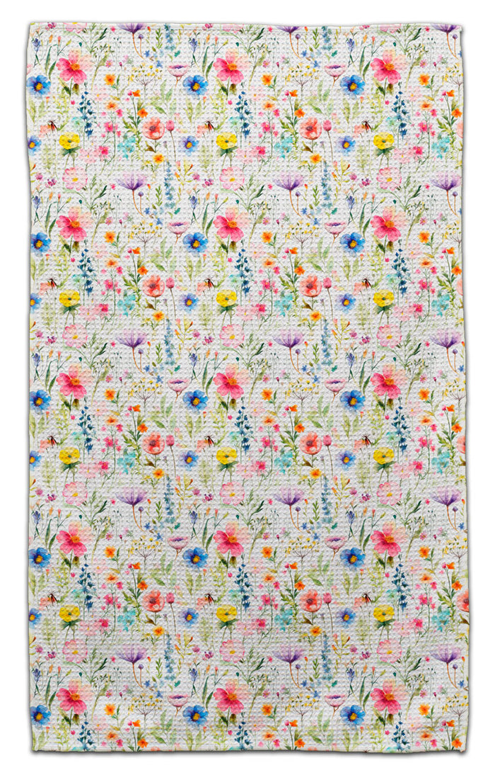 Bright Wildflowers Eco-Friendly Towel - CJ Bella Co.