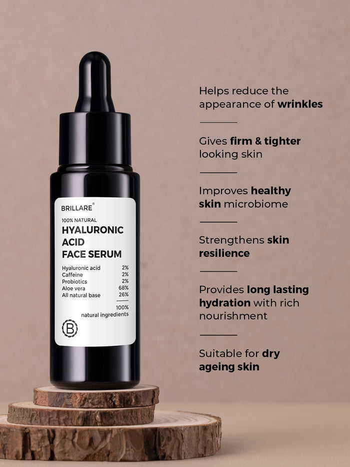 Brillare 2% Hyaluronic Acid Face Serum For Youthful Skin (30ml)