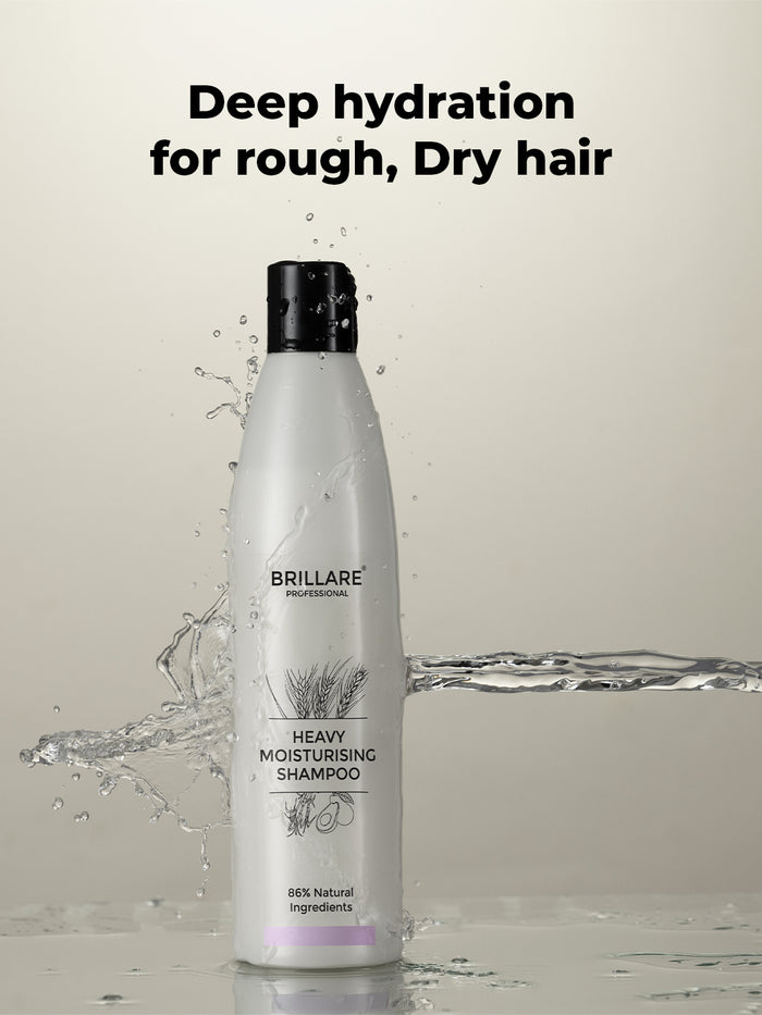 Brillare Heavy Moisturising Shampoo For Dry, Frizzy Hair (300ml)