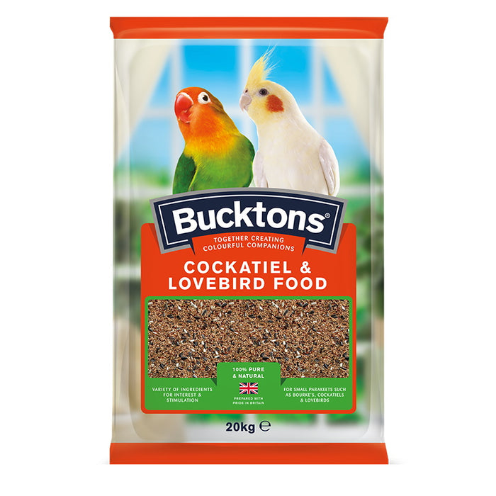 Bucktons: Cockatiel & Lovebird Mix 20kg