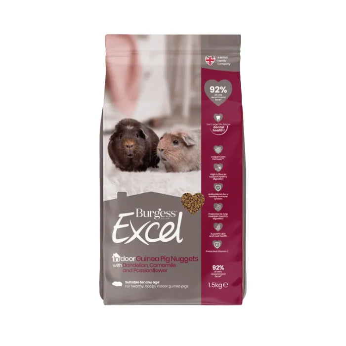 Burgess Excel: Adult Guinea Pig Indoor 1.5kg