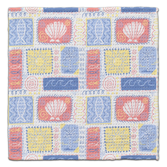 Casual Coastal Waffle Weave Washcloth - CJ Bella Co.