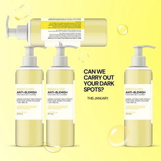Catt & Co Bright and Free Anti-Blemish Face & Body Jelly Cleanser