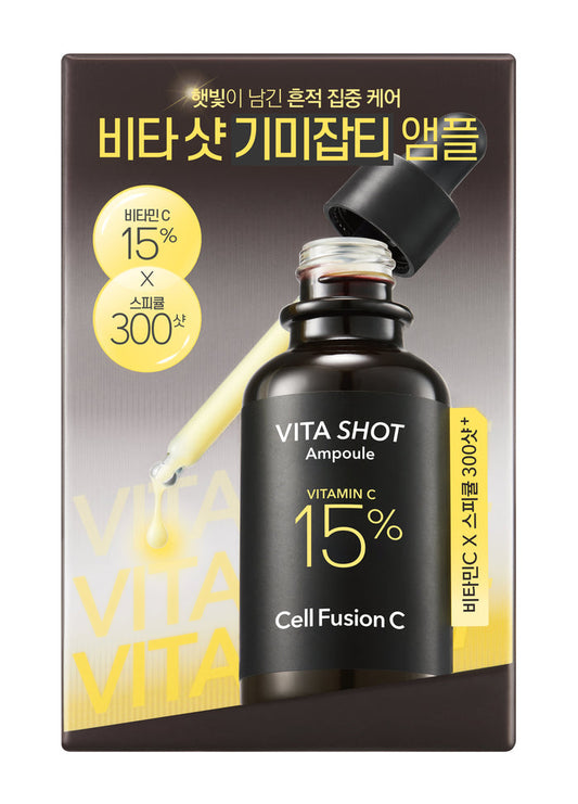 CellFusionC 1+1 Toning C Vita Shot Ampoule 20g+20g - Komiko Beauty
