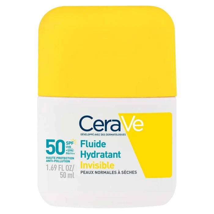 Cerave Invisible Hydrating Fluid Spf 50+ Sunscreen