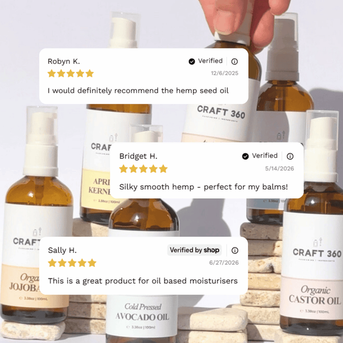 Customer reviews and testimonials for Organic Golden Hemp Seed Oil from Craft 360