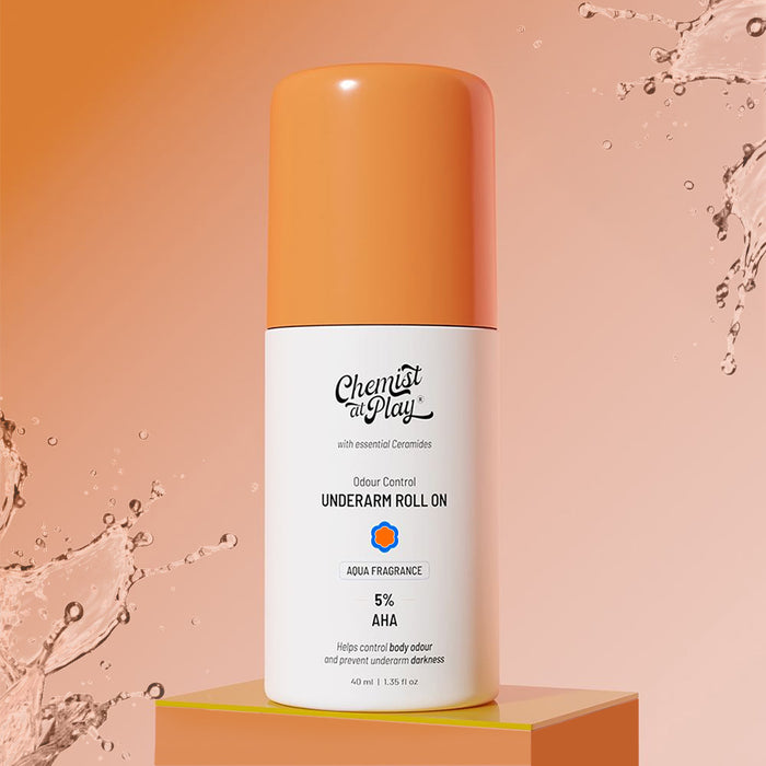 Cherry Lip Balm - 4.5g & Aqua Underarm roll on - 40 ml