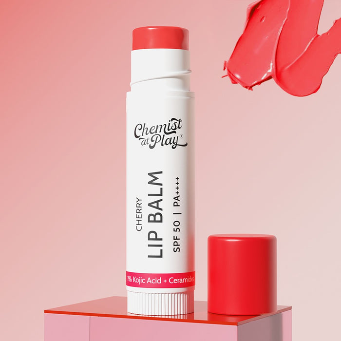 Cherry Lip Balm - 4.5g & Aqua Underarm roll on - 40 ml