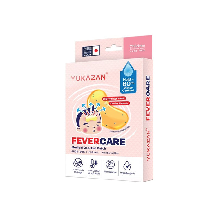 YUKAZAN Children Fevercare Cool Gel Patch 6s | Isetan KL Online Store
