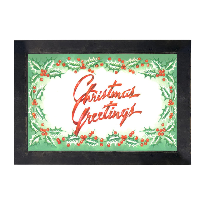 Christmas Greetings - Framed art