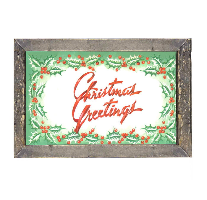 Christmas Greetings - Framed art