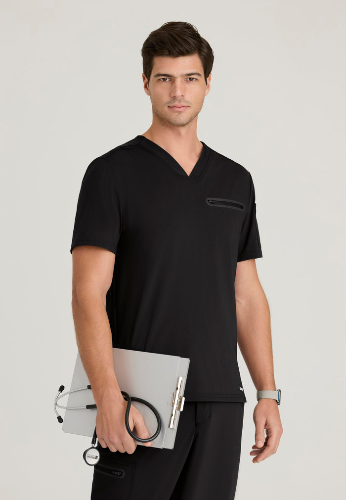 Clarity Top - Black - Grey's Anatomy Scrubs