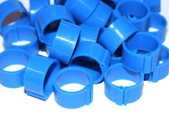 Clic Leg Ring For Adult Hens 16mm 100''s Dark Blue