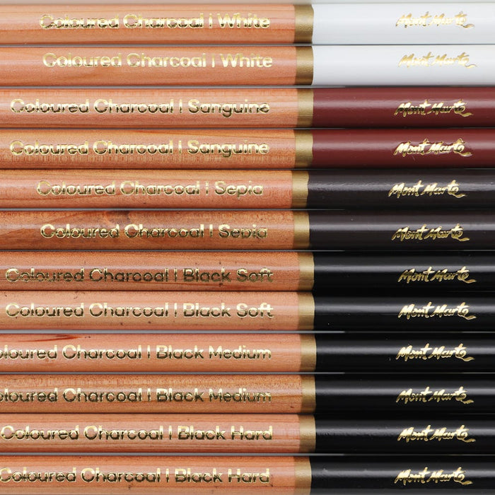 Coloured Charcoal Pencils Signature 12pc