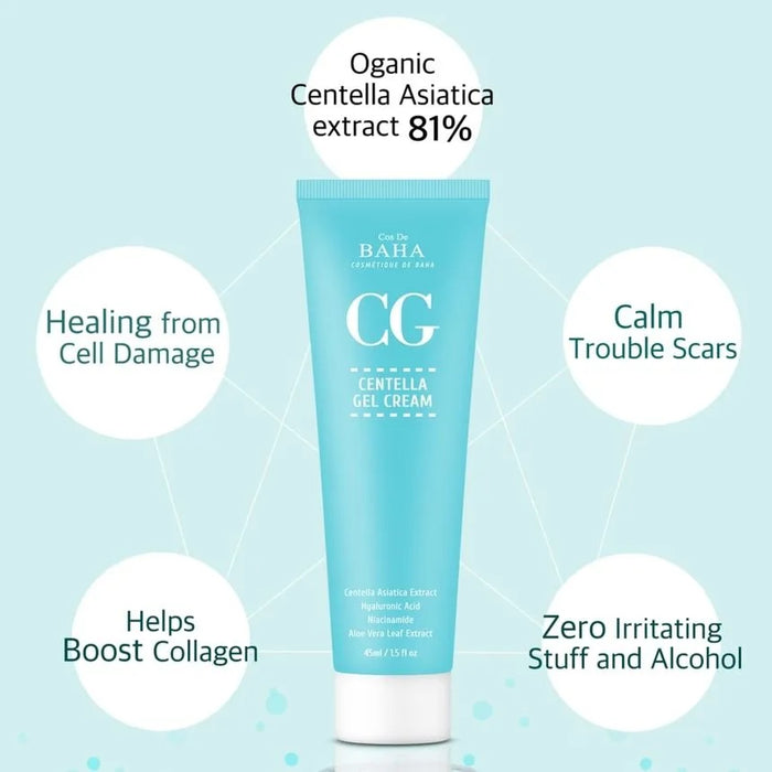 COS DE BAHA (CG) Centella Gel Cream 45ml