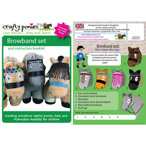 Crafty Pony Browband Set