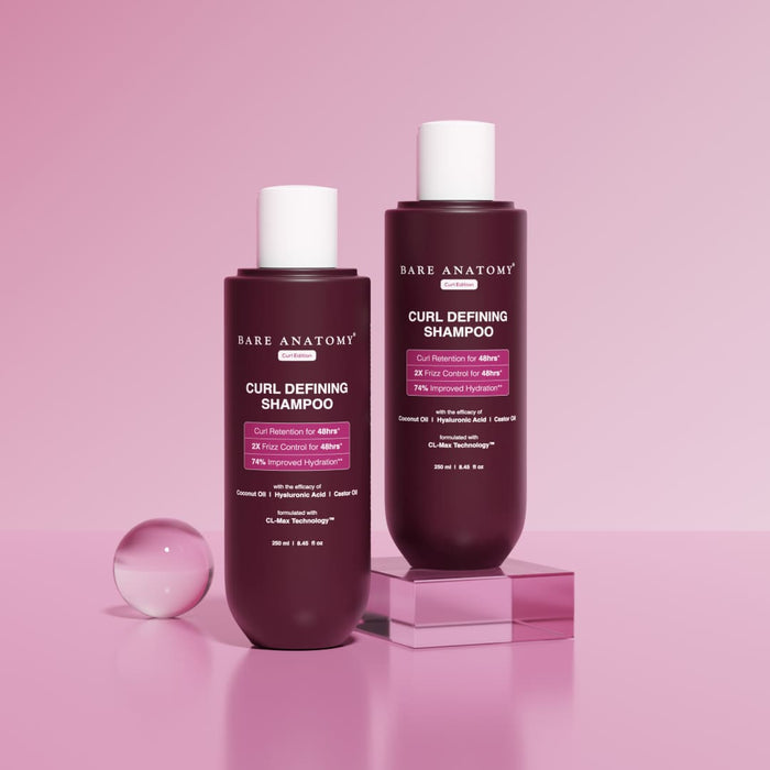 Curl Defining Shampoo with 2X Frizz Control for Men & Women - 250 ml | Pack of 2