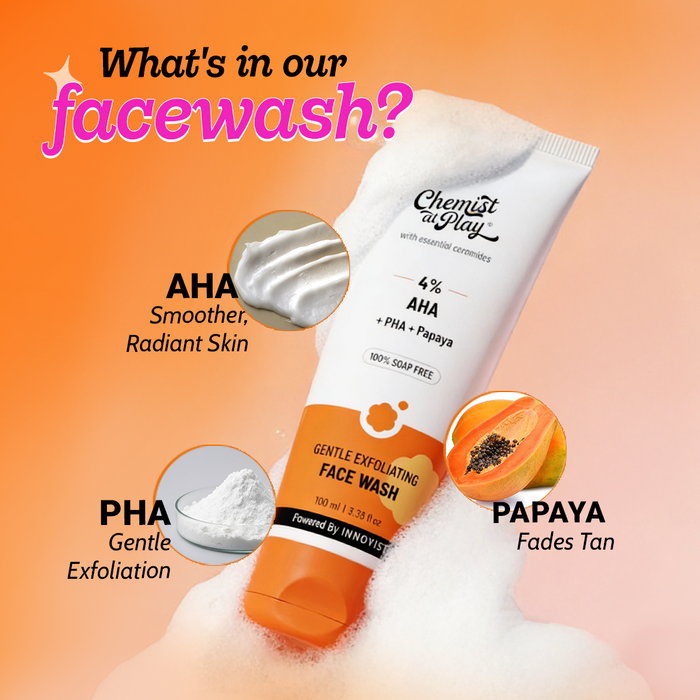 Daily Exfoliating Bestsellers | Exfoliating Face Scrub - 100ml | Body Wash - 236ml | Face Wash - 100ml