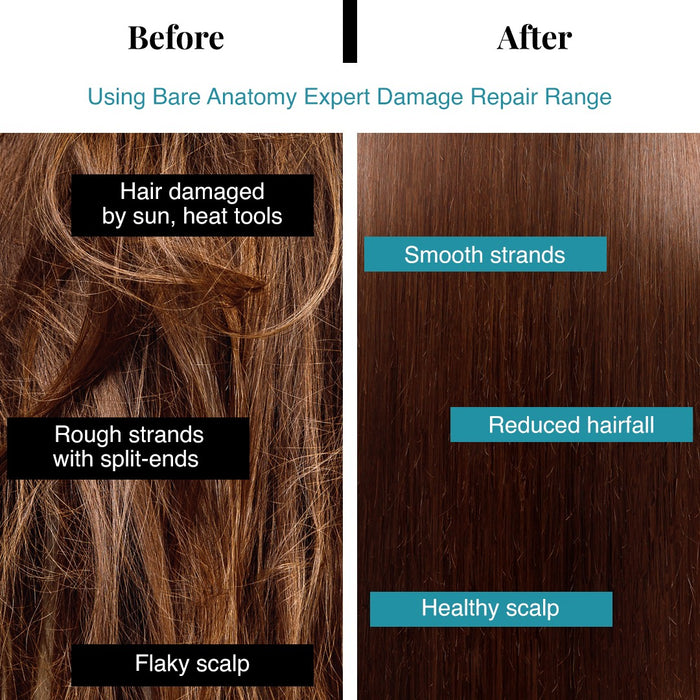 Damage Repair Shampoo With Ceramide A2 & Coconut Milk Protein - 250 ml | Pack of 2