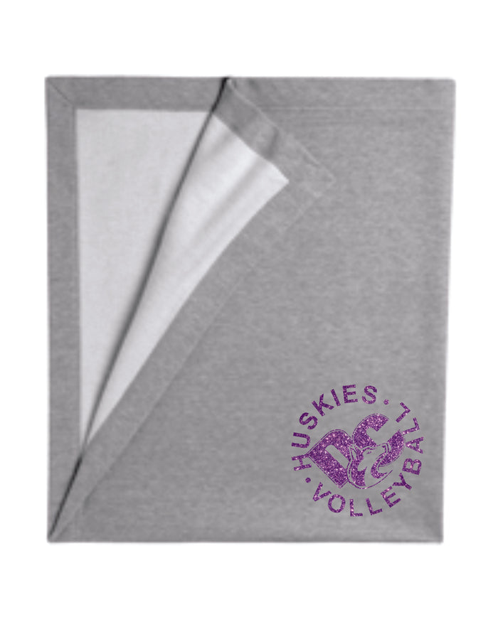 DCHS VOLLEYBALL Blanket- Matte or Glitter