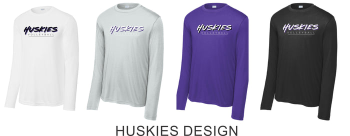 DCHS Volleyball Wicking Long Sleeve Tee- Youth, Ladies, Adult Sizes